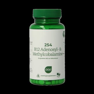 AOV 254 B12 Adenosyl & methylcobalamine 120 Zuigtabletten
