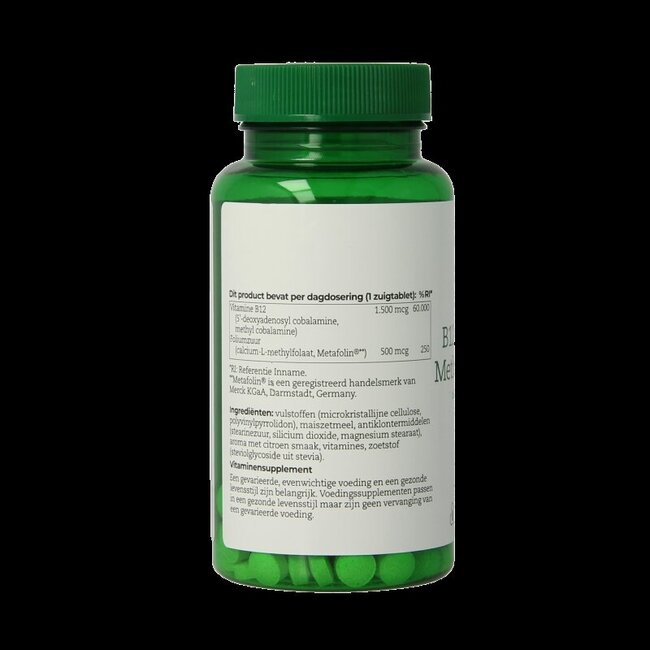 254 B12 Adenosyl & methylcobalamine 120 Zuigtabletten