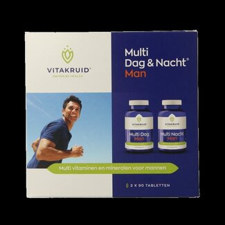 Multi Dag & Nacht Man 100% Vegan 2 x 90 180 Tabletten