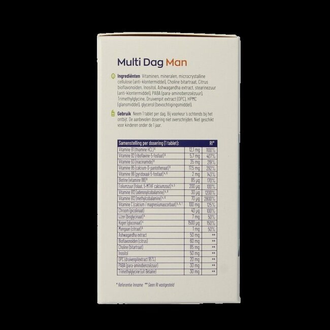 Multi Dag & Nacht Man 100% Vegan 2 x 90 180 Tabletten