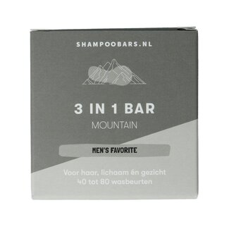Shampoobars 3-in-1 Bar mountain 60 Gram