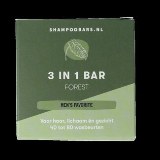Shampoobars 3-in-1 Bar forest 60 Gram