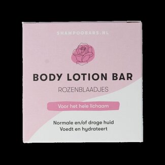 Shampoobars Body lotion bar rozenblaadjes 45 Gram
