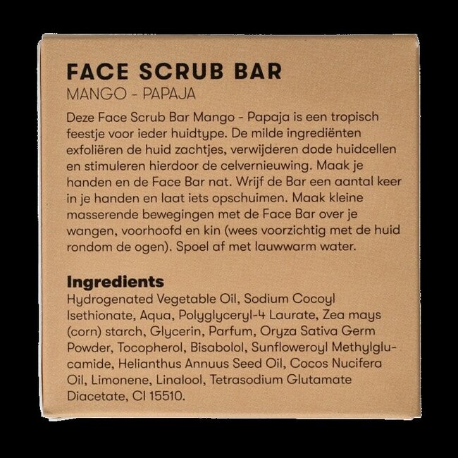 Face bar mango & papaja 60 Gram