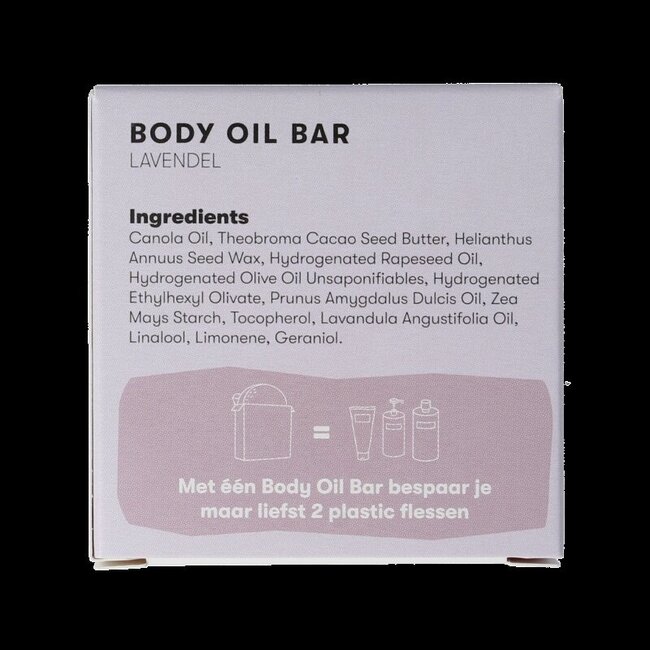 Body oil bar lavendel 45 Gram