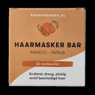 Shampoobars Haarmasker bar mango papaja 45 Gram