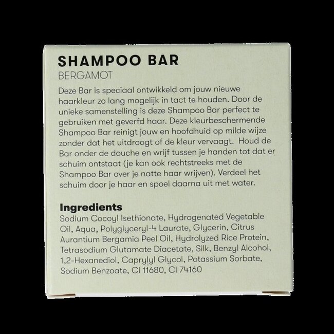 Shampoo bar bergamot 60 Gram