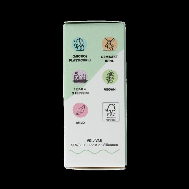 Shampoo bar aloe vera & komkommer 60 Gram