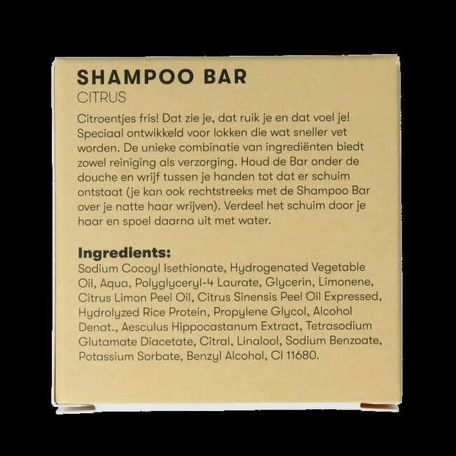 Shampoo bar citrus 60 Gram