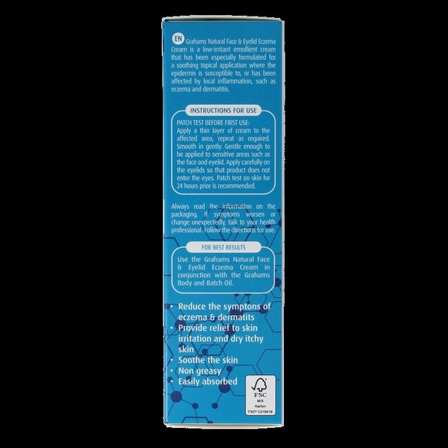 Gezicht & ooglid eczeem creme 50 Gram