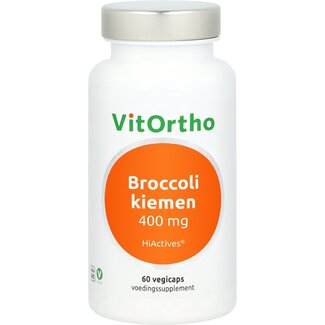 VitOrtho Broccolikiemen 400mg hi active 60 Vegetarische capsules