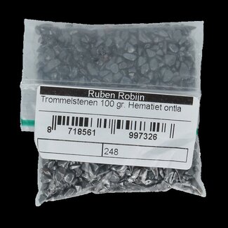 Ruben Robijn Trommelstenen hematiet ontladingmix  maat 0 100 Gram