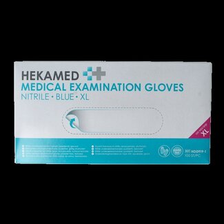 Hekamed Handschoen soft nitril XL 100 Stuks