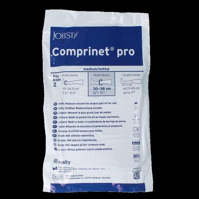 Comprinet pro huid knie maat M 2 Stuks