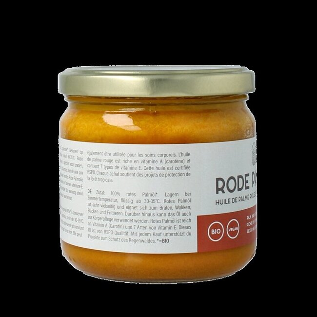 Rode palmolie bio 325 Milliliter