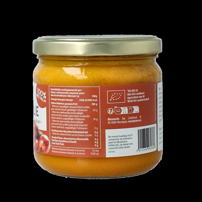 Rode palmolie bio 325 Milliliter