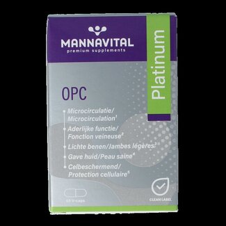 Mannavital OPC platinum 60 Vegetarische capsules