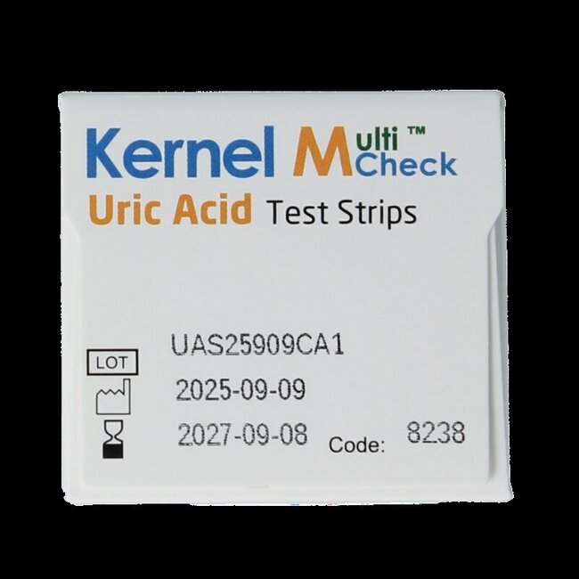 Multicheck urinezuur teststrip 25 Stuks