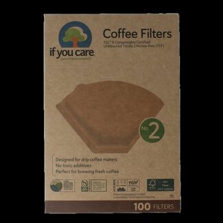 If You Care Koffiefilters no. 2 100 Stuks