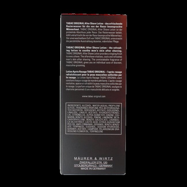 Original aftershave lotion natural spray 100 Milliliter