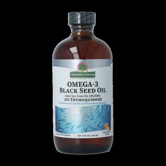 Natures Answer Omega 3 black seed oil vloeibaar 240 Milliliter