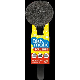 Dishmatic Scrubbee staalborstel 1 Stuks