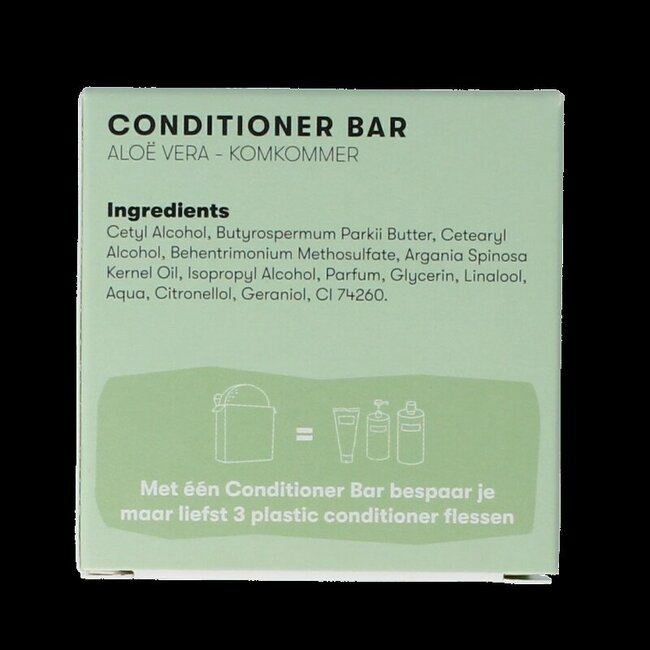 Conditioner bar aloe vera & komkommer 45 Gram