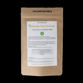 Natuurlijk.fit Chlorella pure & clean 500mg 180 Tabletten