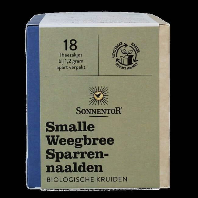 Smalle weegbree sparrennaald bio 18 Zakjes