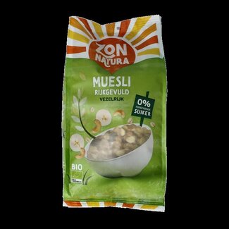 Zonnatura Muesli rijk gevuld bio 475 Gram