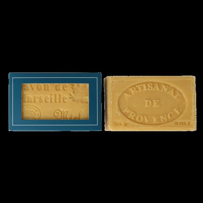 Marseillezeep miel/honing 125 Gram