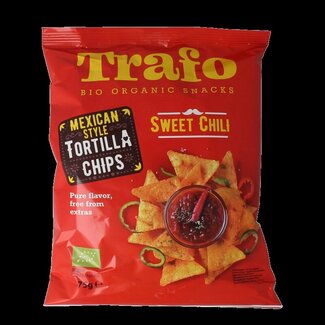 Trafo Tortilla chips chili  bio 75 Gram
