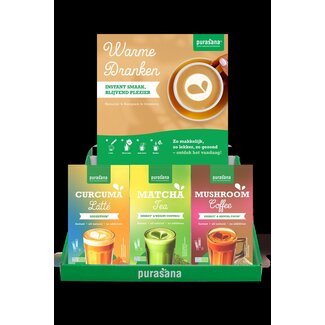 Purasana Purasana Hot drinks display gevuld bio 1 Display