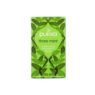 Pukka Three mint bio 20 Zakjes