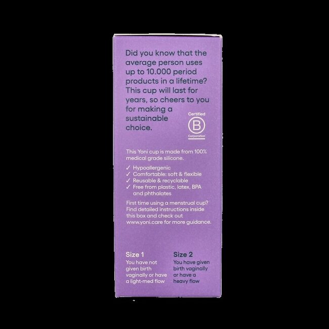 Menstruatiecup maat 2 1 Stuks