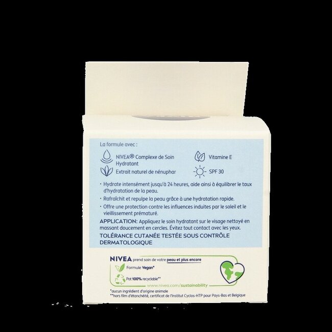 Crème de jour hydratante Essentials peau normale SPF30 50 Millilitres