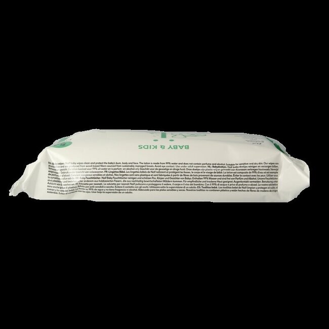 Baby & kids plastic-free wipes 54 Stuks