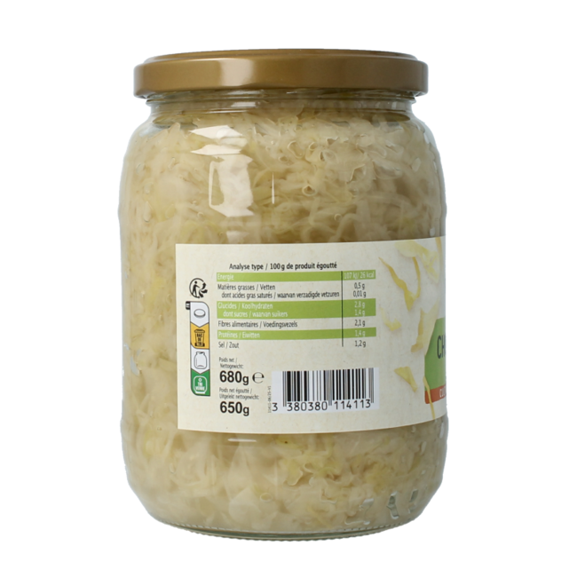 Zuurkool demeter bio 680 Gram