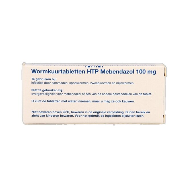 Mebendazol/wormkuur 6 Tabletten