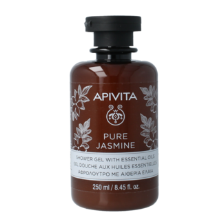 APIVITA Showergel pure jasmine 250 Milliliter
