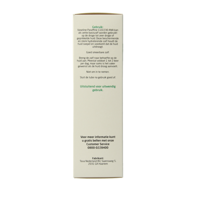 Teva Vaselina parafina 110/230 100 gramos