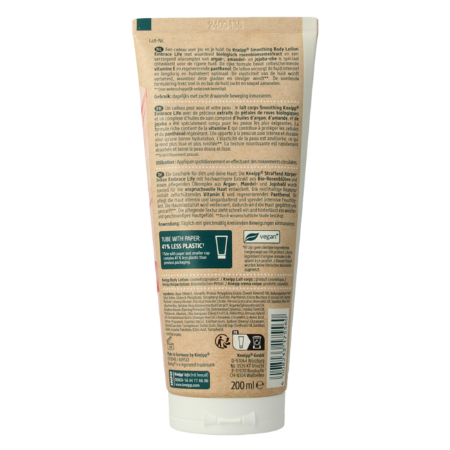 Lait corps Kneipp Embrace Life 200 ml