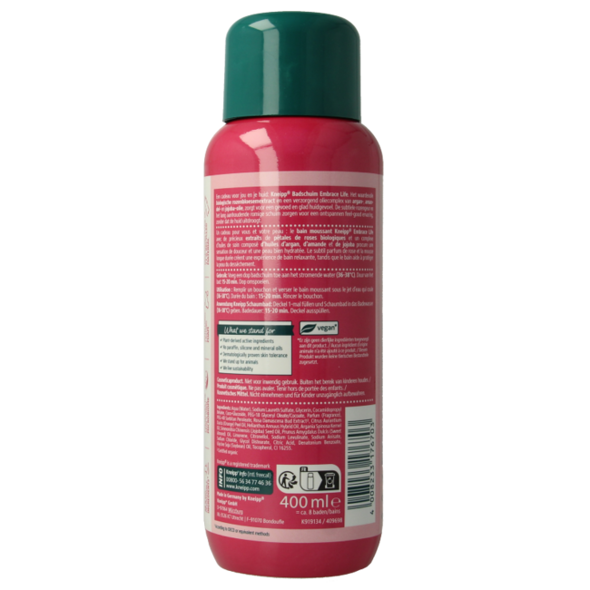 Embrace life bath foam 400 Millilitres