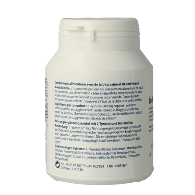 Metagenics Iodine & tyrosine 60 comprimidos