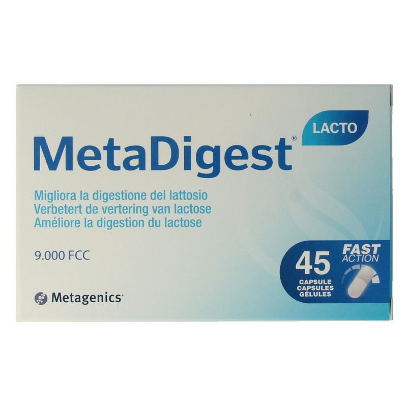Metagenics Metadigest Lacto: Supporto Digestivo Lattosio