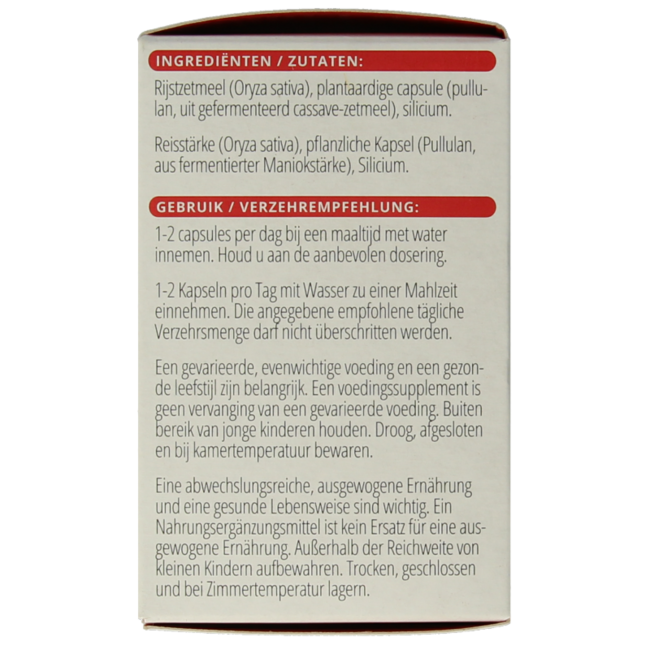 Vitals Silicium MP 100 Cápsulas
