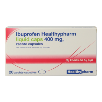 Healthypharm Ibuprofeno 400 mg cápsulas líquidas 20 cápsulas