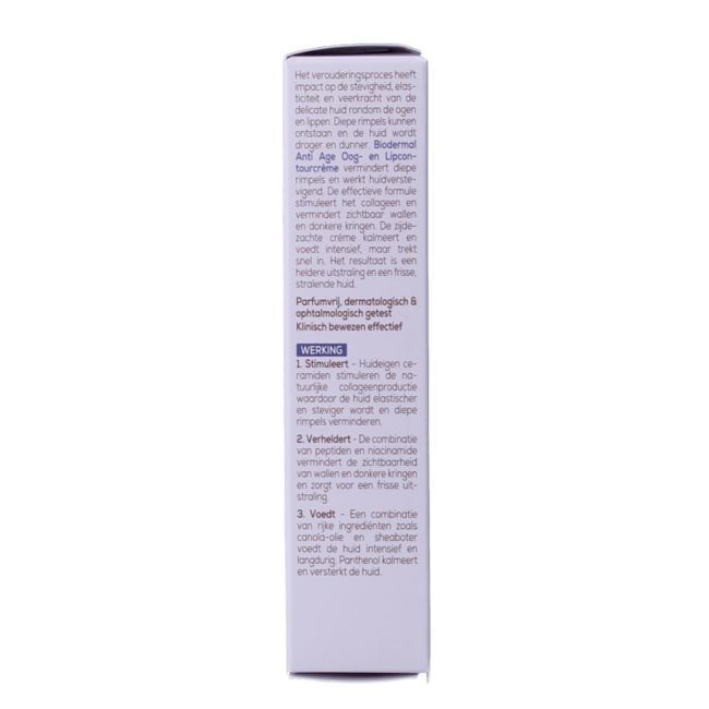 Biodermal Anti-Aging Augen- und Lippenkonturencreme 15 Milliliter
