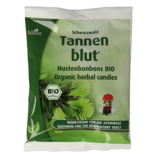Hubner Caramelos para la tos bio Hubner Tannenblut 75 g