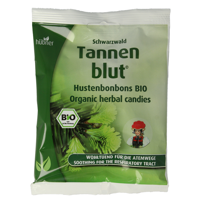 Hubner Tannenblut hoestbonbons bio 75 Gram